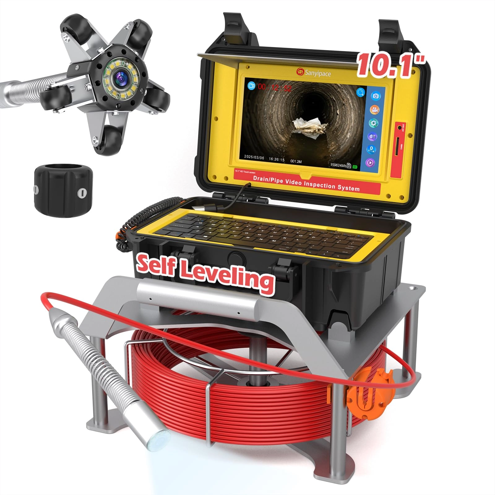 Sanyipace Drain Inspection Camera - 30M 23mm