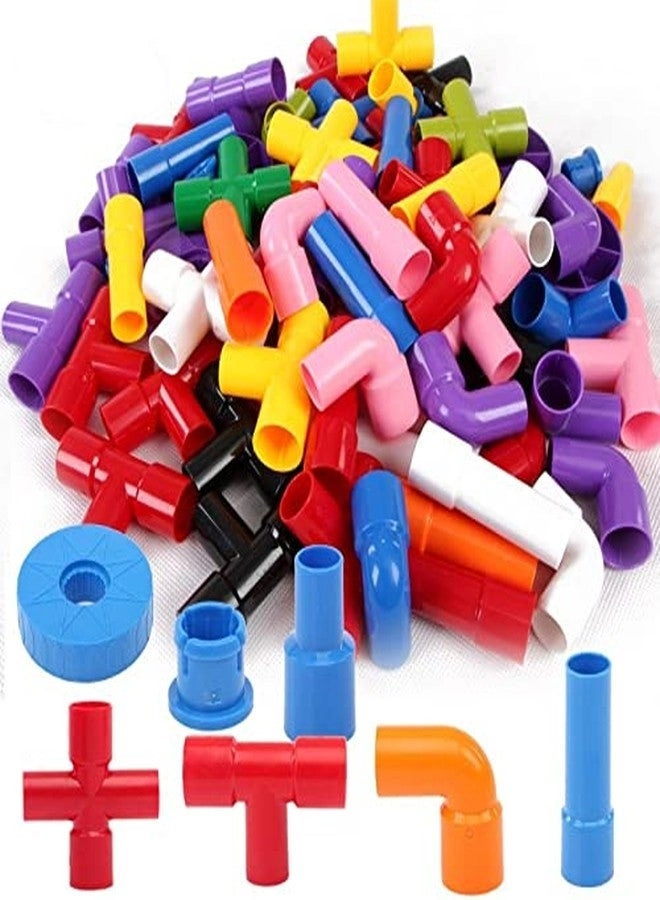 Hexa Building Blocks - 90 pcs Hexagon Block, 85 pcs Pipe Block