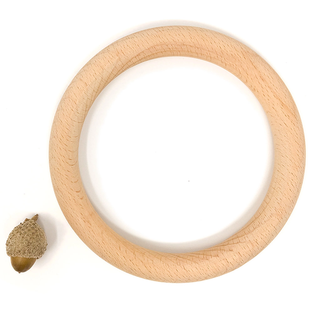 Wooden Big Hoops - Suitable for 6 months and above
