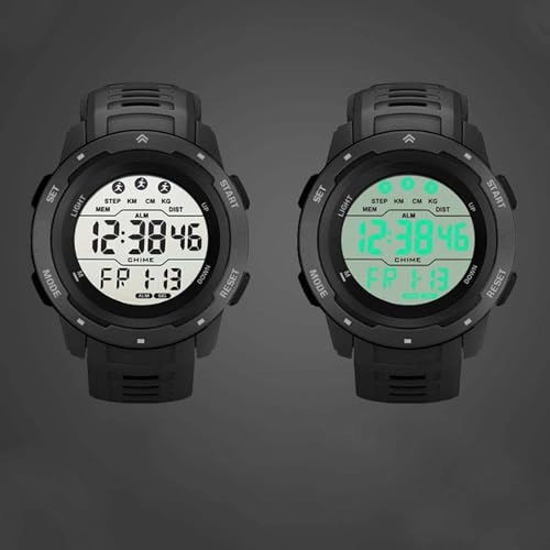 Digital Sports Watch 50.49mm ABS Plastic