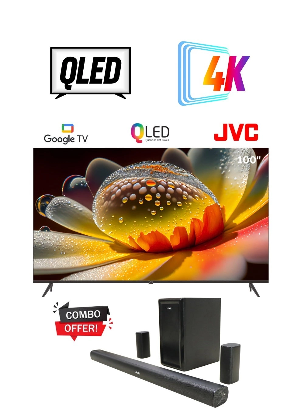 JVC LT-100NQ7155+TH-N430B - 100 Inch