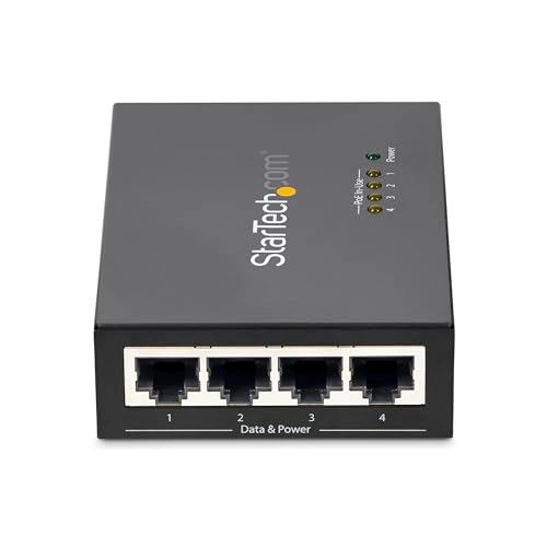 POEINJ4G - 120 Volts 30.8 Watts 4 802.3at and 802.3af 2000 Megabits Per Second 120W