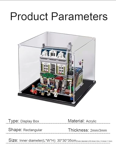 Acrylic Display Case - 30 x 30 x 35 cm 2MM