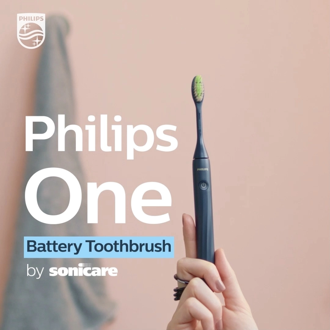 One - Battery Toothbrush Midnight 3 month battery life