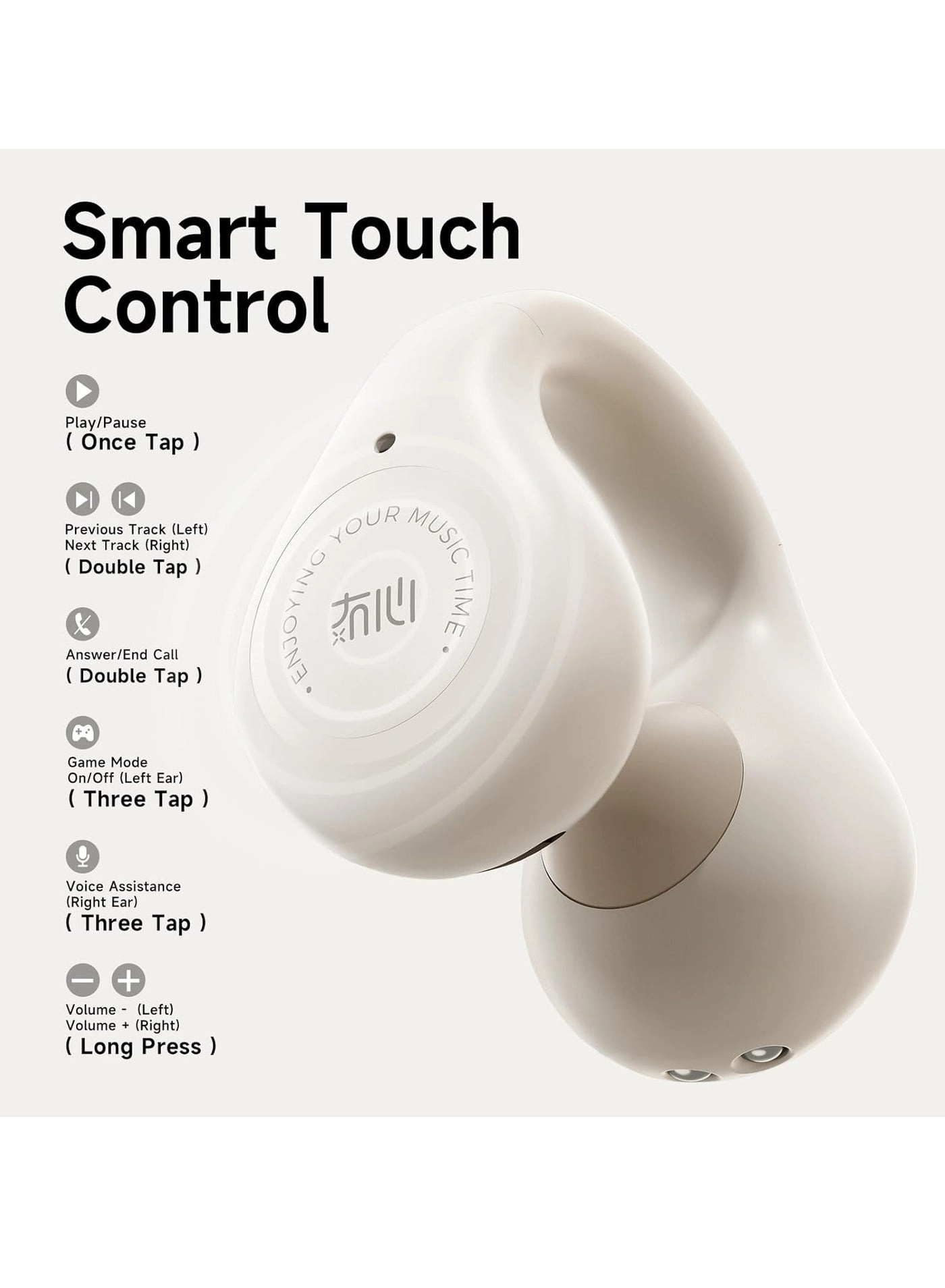 Open Ear Clip Headphones Wireless Headphone