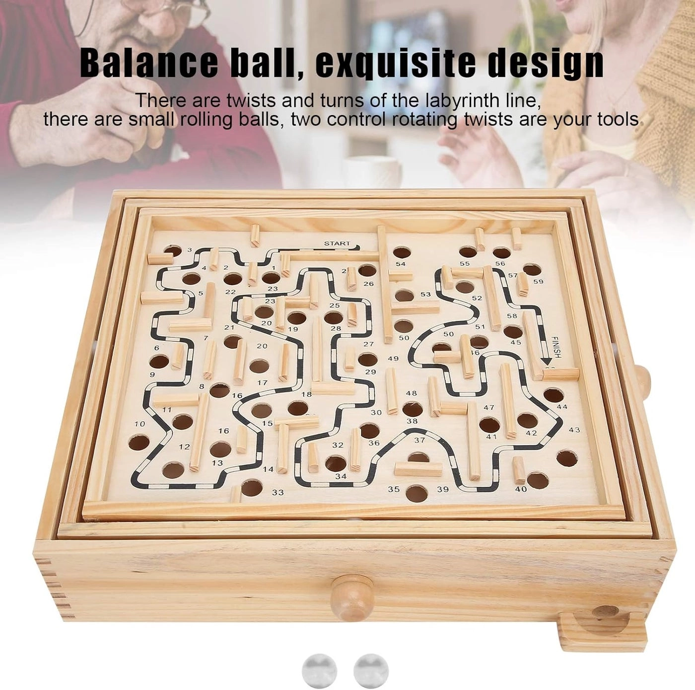 Labyrinth Wooden Puzzle
