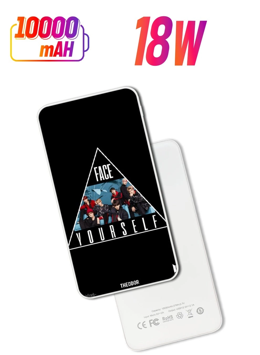 Theodor EX_PPBA057 - 10000 mAh 18W