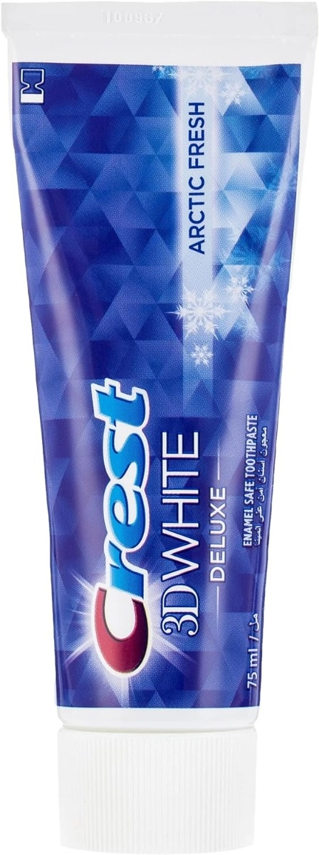Crest 3D White Deluxe Healthy Shine Sodium Fluoride Toothpaste 75ml