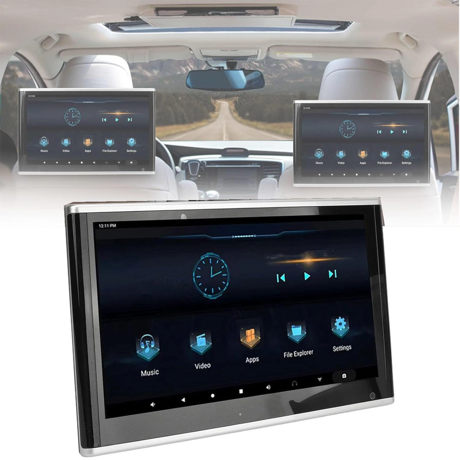 MTTXY Car Headrest Video Players - 13.3 inch