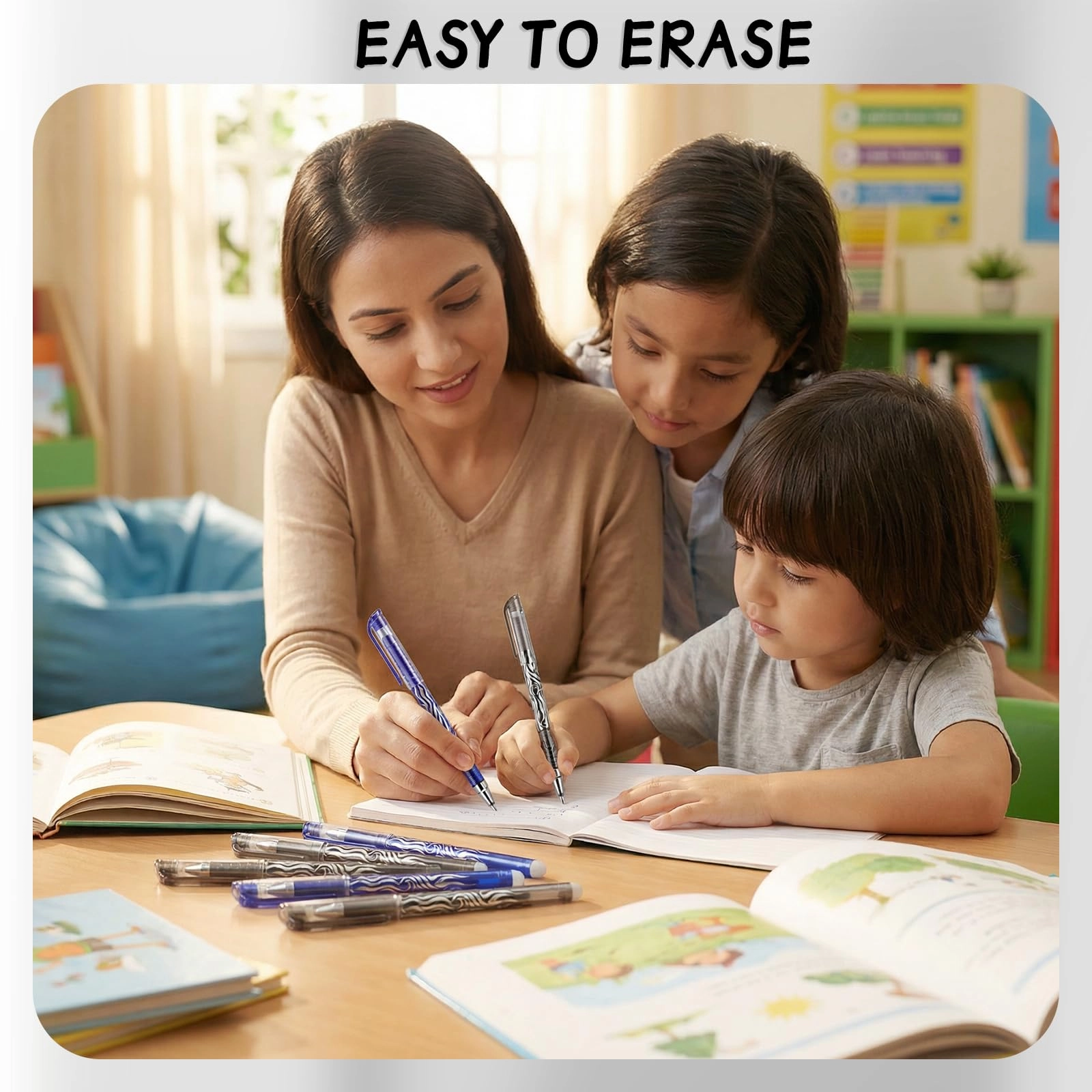Erasable Pens - 10 Pcs 0.5 mm