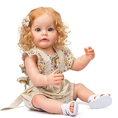 Princess Sue-Sue Reborn Baby Doll - 55 cm Silicone Hand-rooted Hair