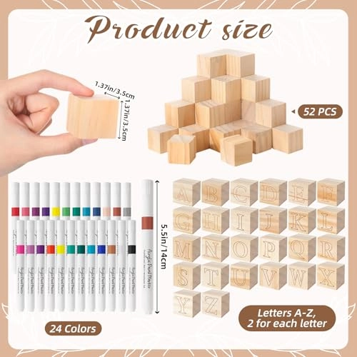 Baby Shower Blocks - 12 months - 5 years 117 Pcs