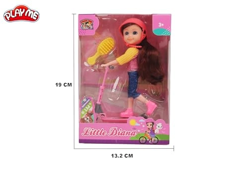 Little Diana Doll - Plastic Skate Boarding Ages 18 months+