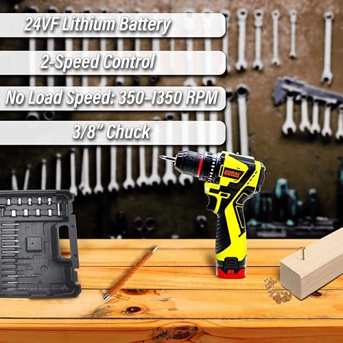 3/8” Cordless Drill Driver - 24V