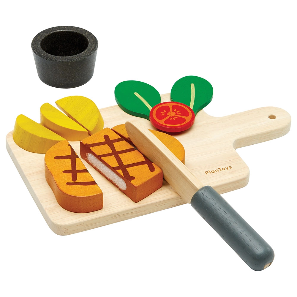 PlanToys Steak Playset - 10 pcs (KETP-3630)