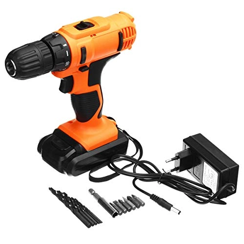 Electric Screwdriver - 18V Cordless 13Pcs Drill Bit
