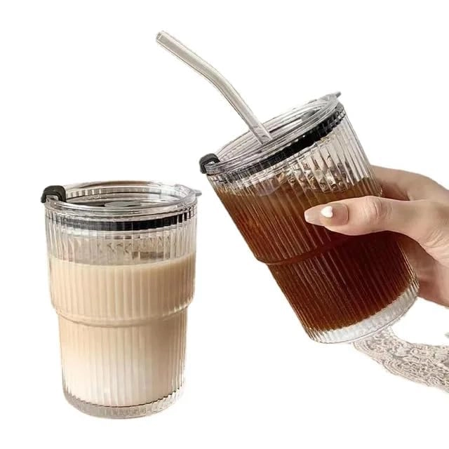 OM RADHEY, OM RADHEY-Surat-Gujarat-India Glass Tumbler - 2 pcs - 370 ml