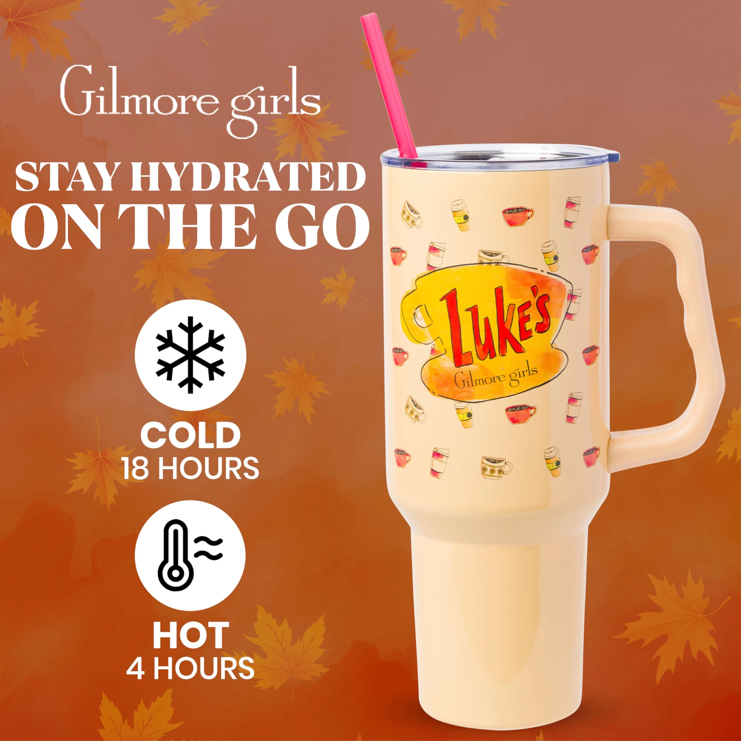 Stainless Steel Gilmore Girls Luke's Diner Tumbler - 1200ml