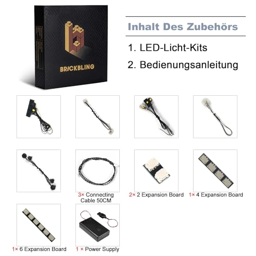 LED Light Set - 10 LEDs USB Batteries