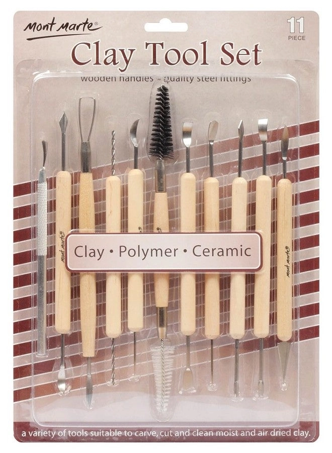 Mont Marte Clay Tool Set 11pcs.