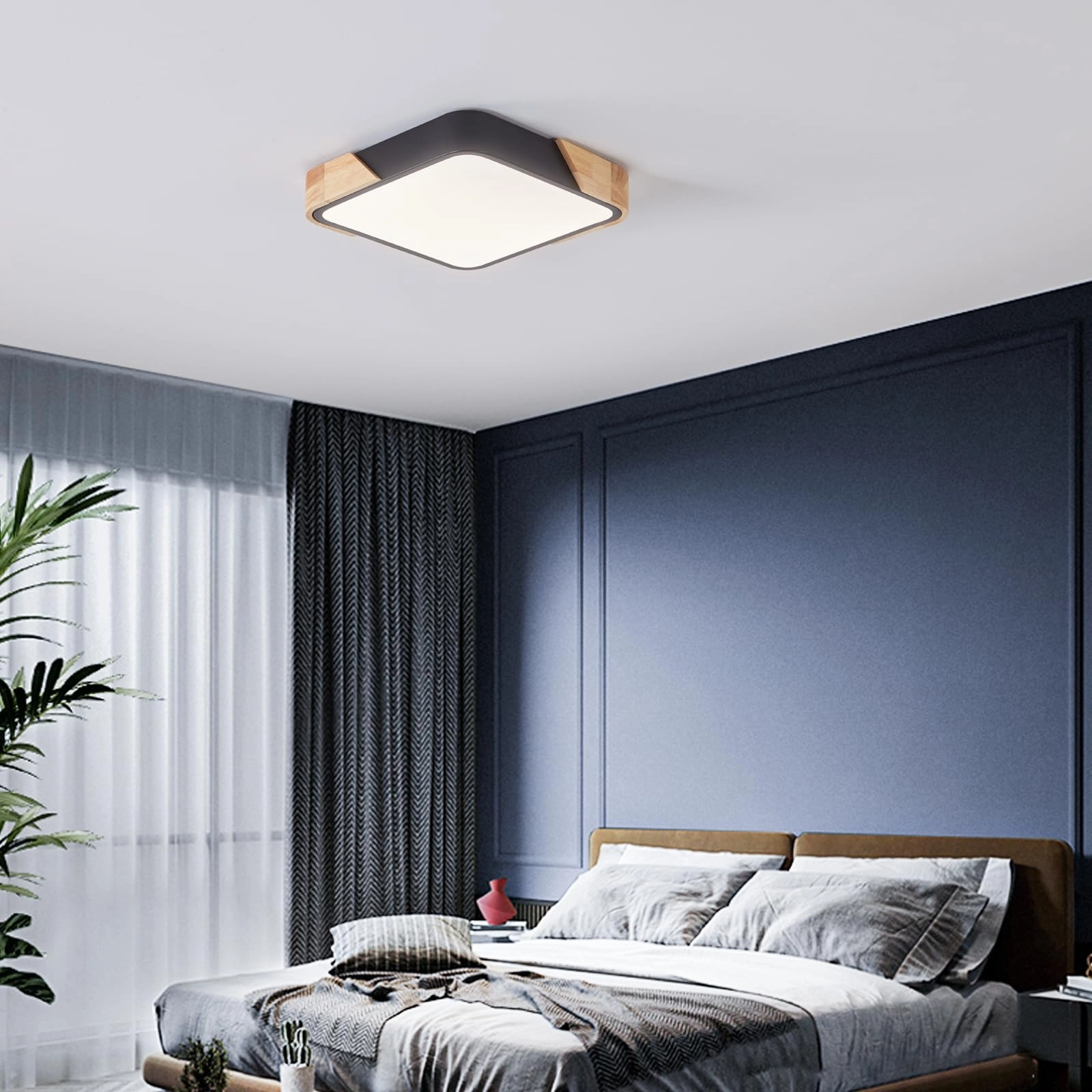 Flush Ceiling Light - 6000K 4000K 3000K Dimmable