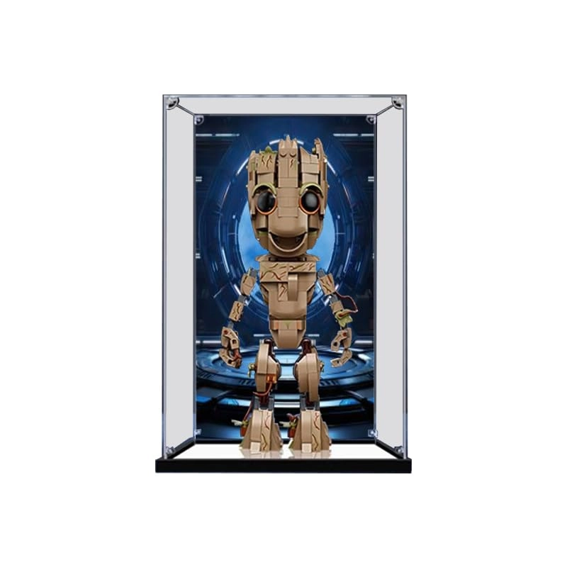 HCAEIOFJ Clear Acrylic Display Case - Lego 76217