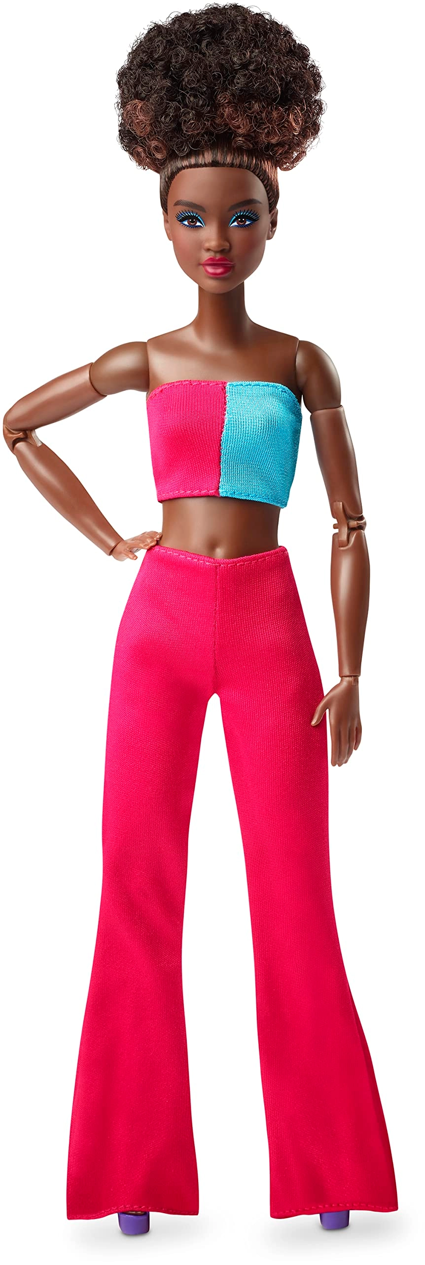 Barbie Looks - Natural Black Hair Color Block Outfit Ages 6+