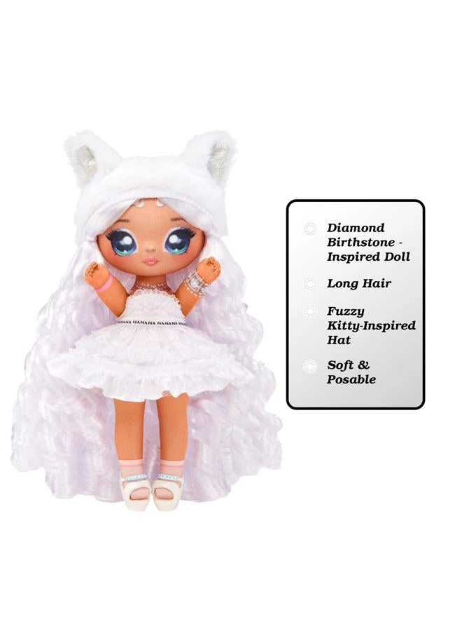 April Sparkles Soft Fashion Doll - 7.5"/19cm Diamond Birthstone