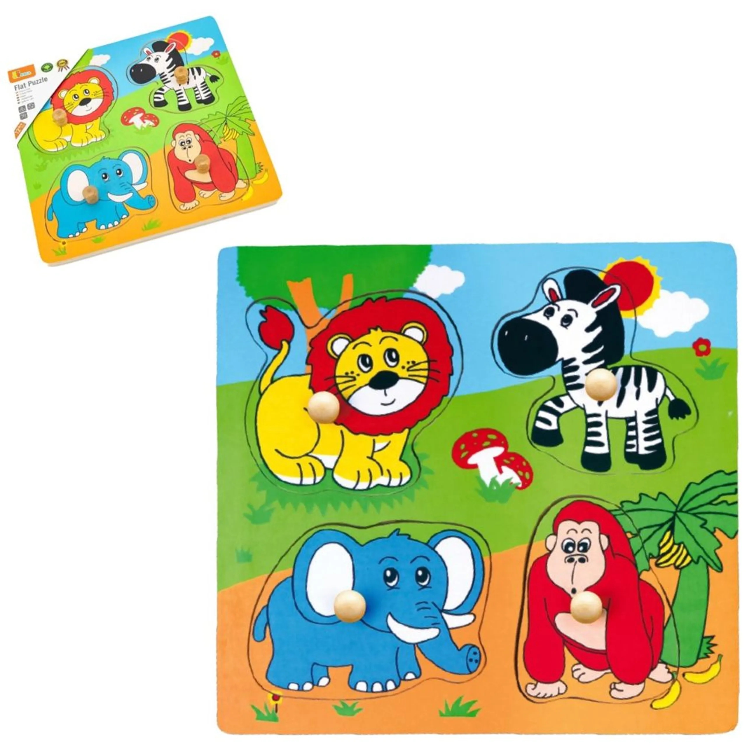 VIGA Flat Puzzle - 3 +