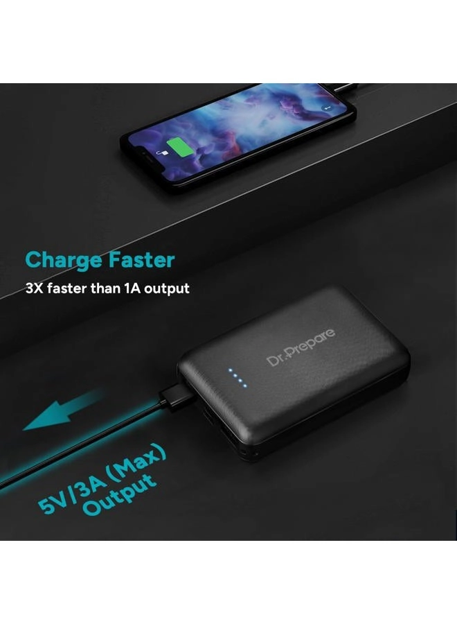 GD-K6 - 10000mAh 5V/3A 3X Faster Charging 2 USB Type-C input