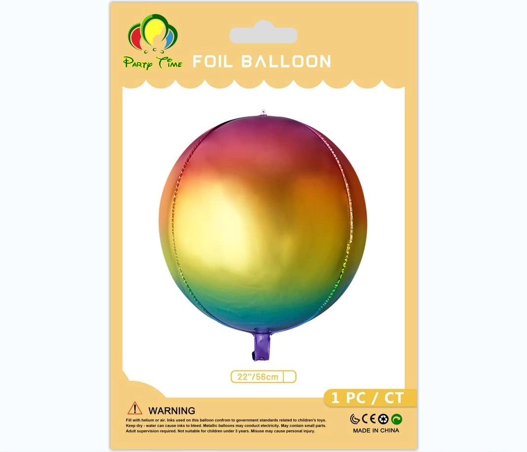 Party Time Trading LLC Orbz Balloon - 1pc Birthday