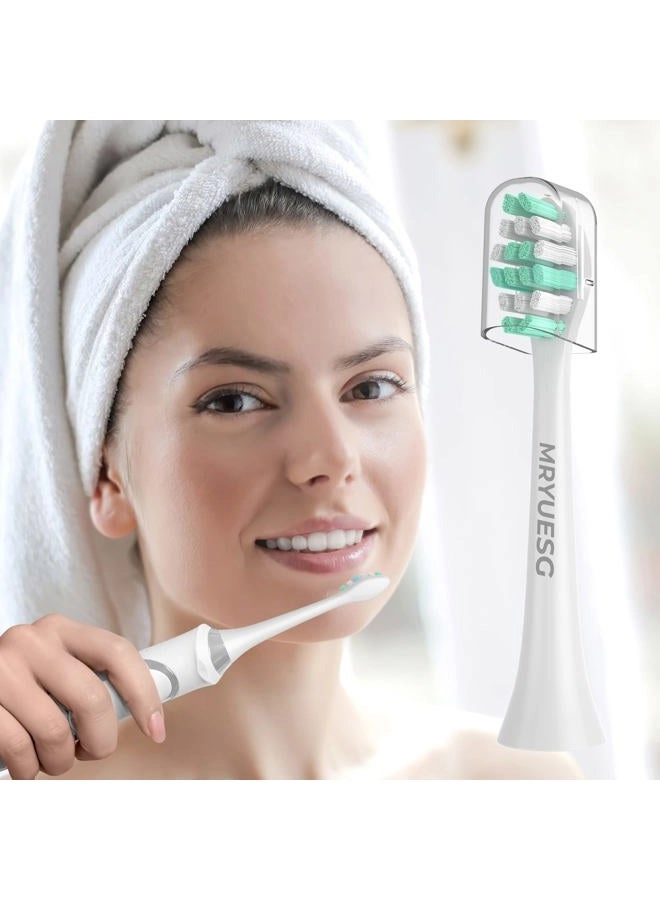 Replacement Toothbrush Heads - 10 Pack 5green+5white