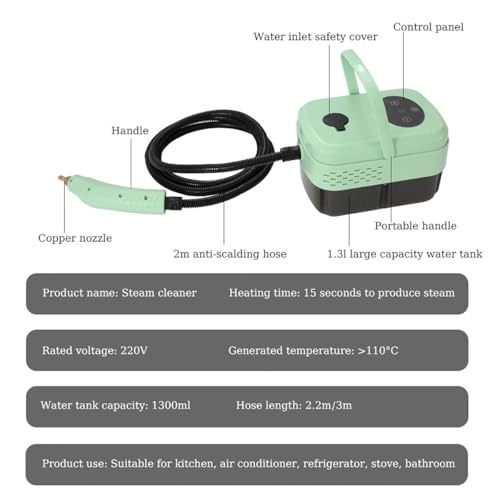 Handheld Steam Cleaner - 3.5BAR 1.3L