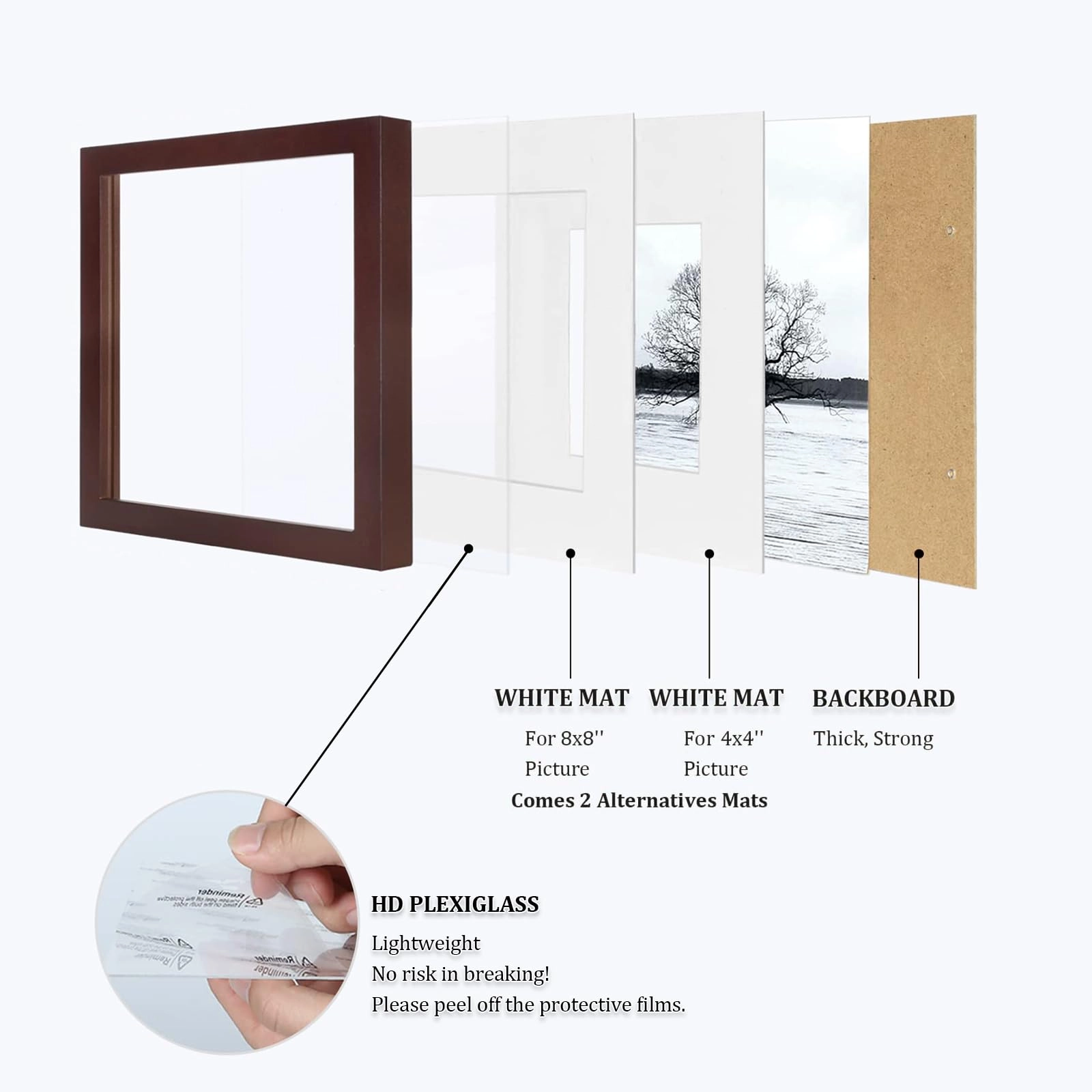 11x11 Picture Frames - 4 Count