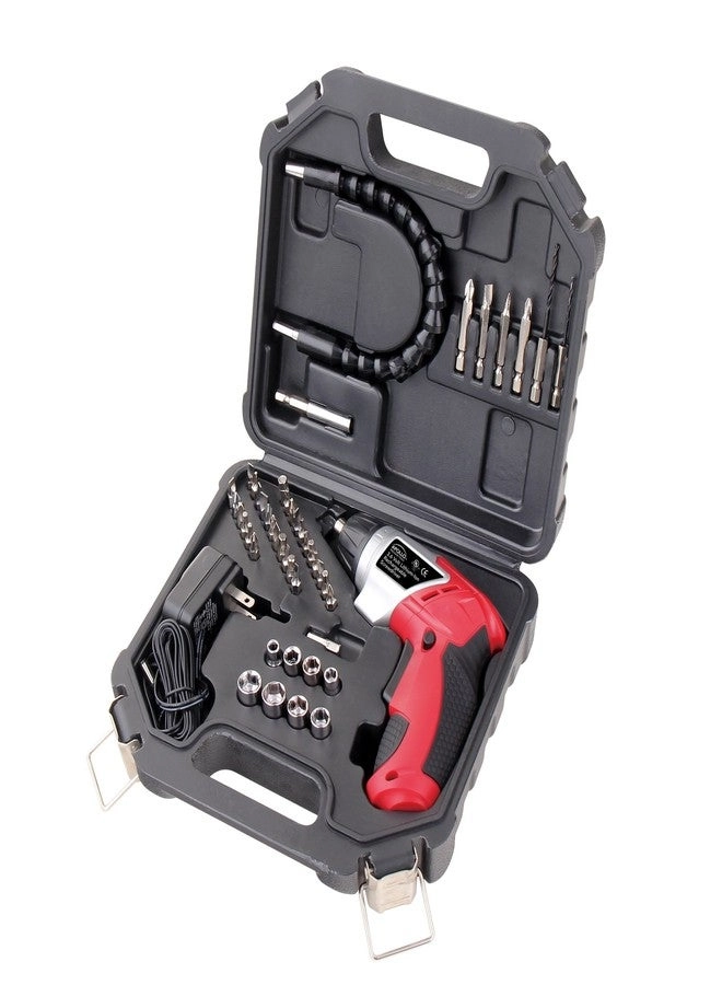Cordless Screwdriver - 36 Volt + 45 Piece Accessory Set