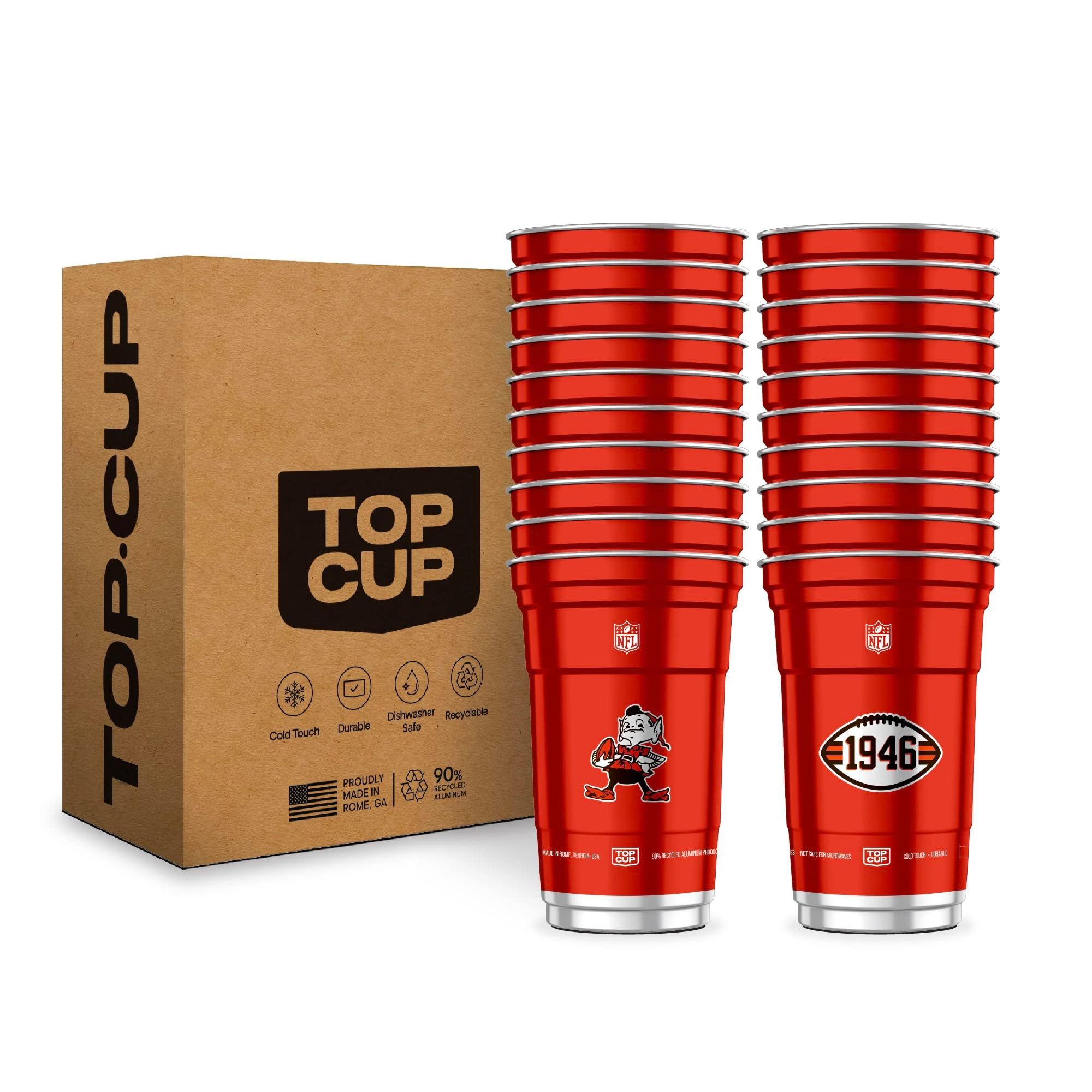Top Cup Cleveland Browns Reusable Cup - 20 pcs