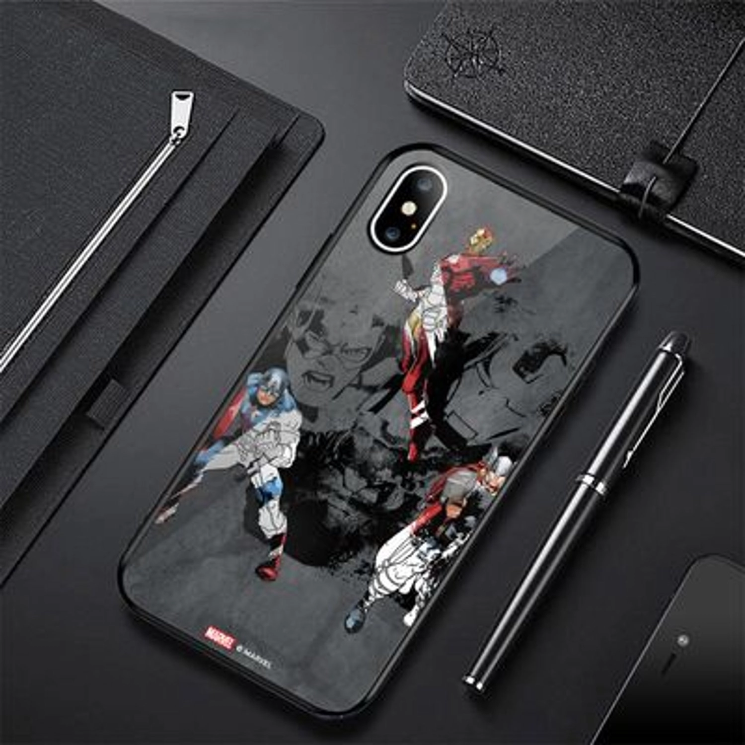 Avengers Trio Back Case for iPhone Xs
