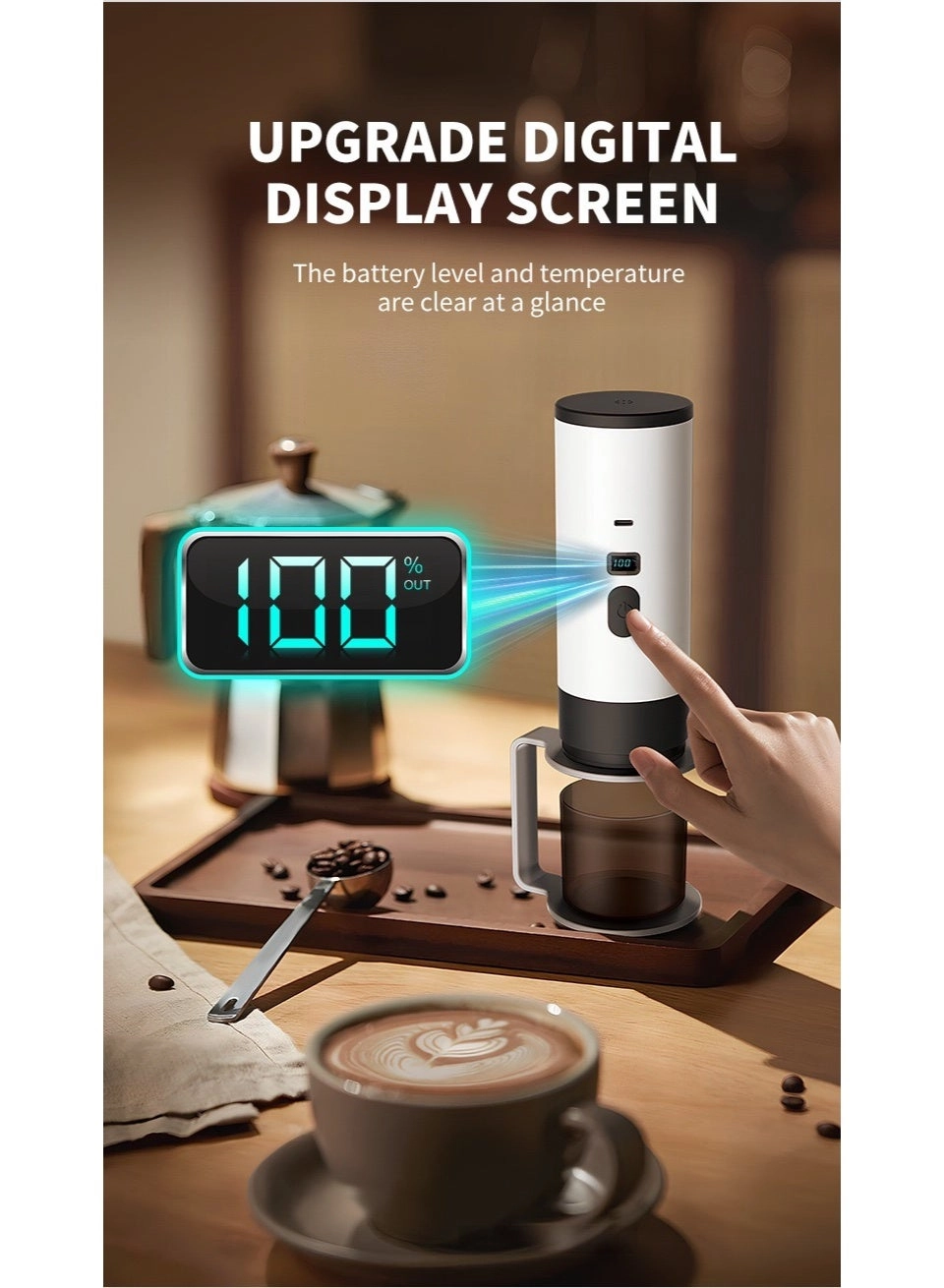 Portable Espresso Machine - 2-in-1 7500mAh USB-C