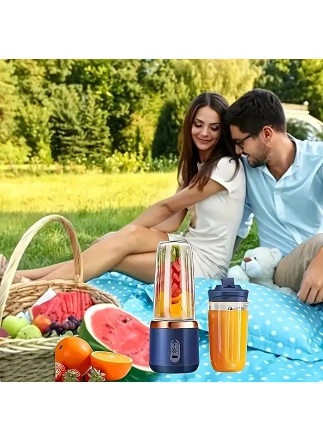 Generic 6-Blade 2-In-1 Portable Electric Juicer Blender