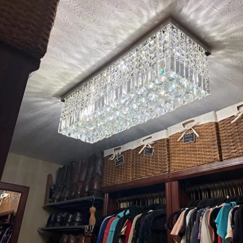 Modern Crystal Chandelier - Dimmable