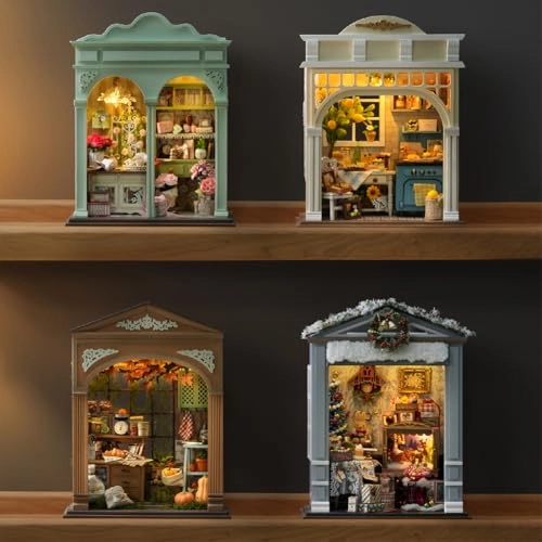Miniature Wooden Dollhouse Furniture Kit - Creative Room 1:24