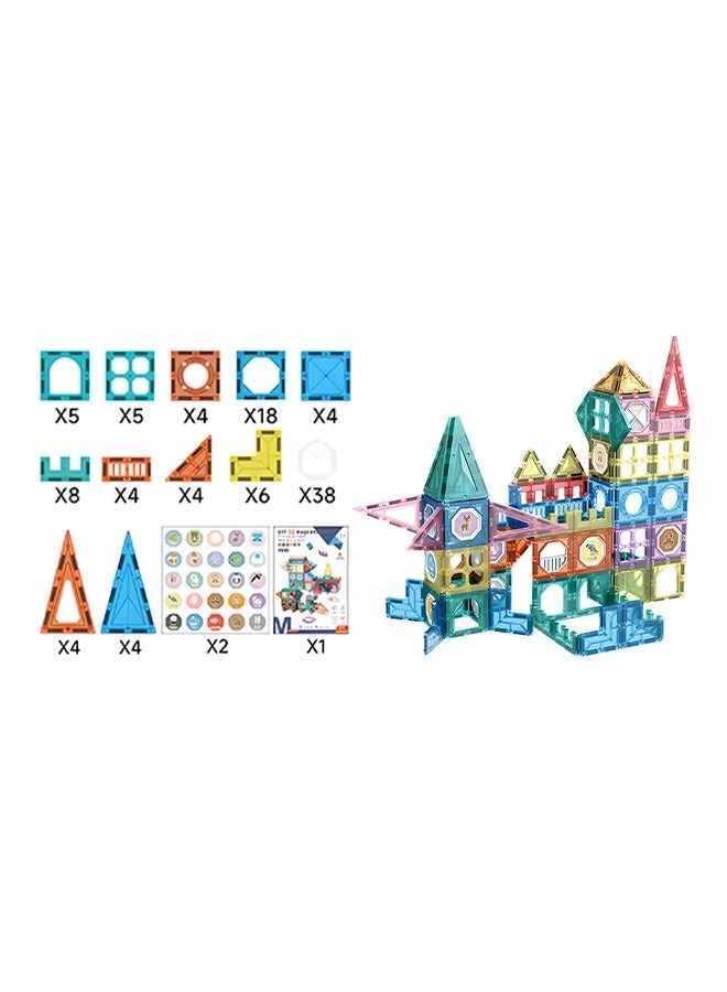 Magnetic Building Blocks - 108pcs