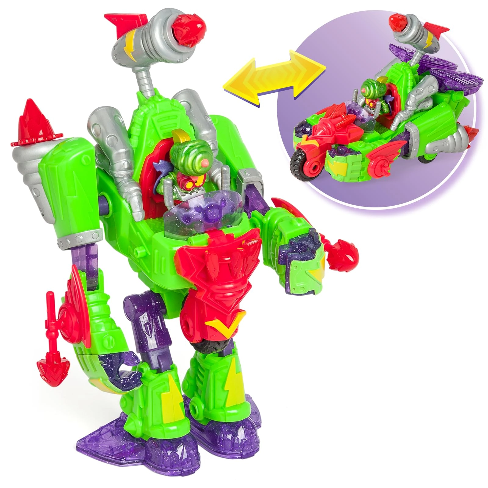 Magic Box Toys Turbo Warrior Speed - SuperThings Transformable (3 pcs.)
