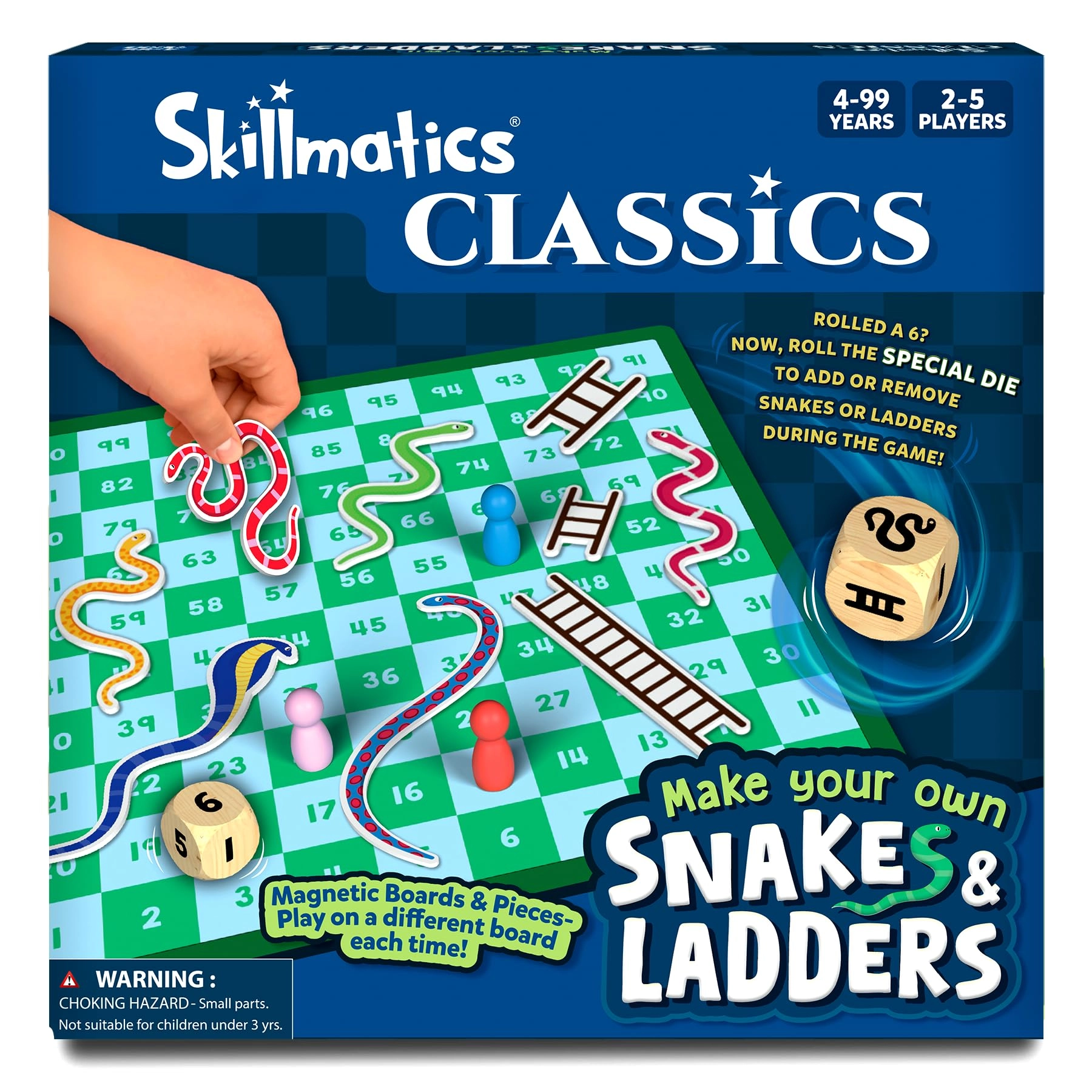 Skillmatics Snakes & Ladders: Standard Edition