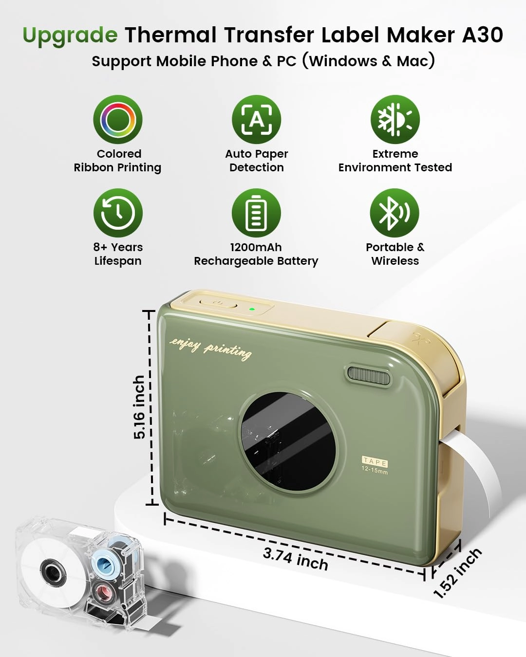 A30 - Inkjet 0.47 Inches