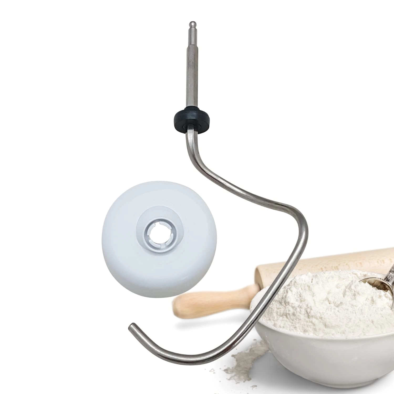 Lichtblau Dough Hook - Dough Deflector White