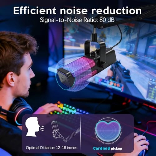 HJM905B USB+3.5mm-Mini-Jack Microphone