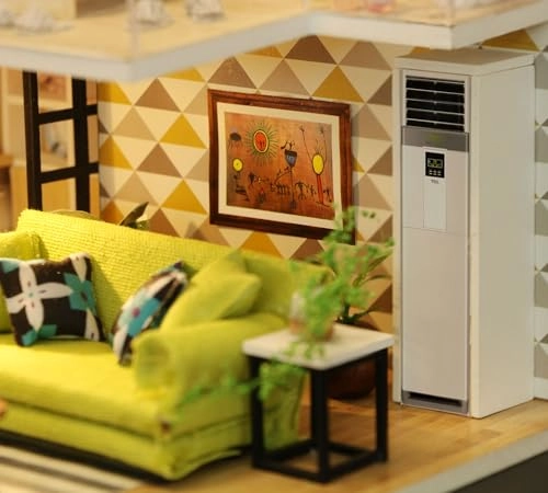 DIY Miniature Dollhouse Kit - Happiness Ice Cream Shop 1:24