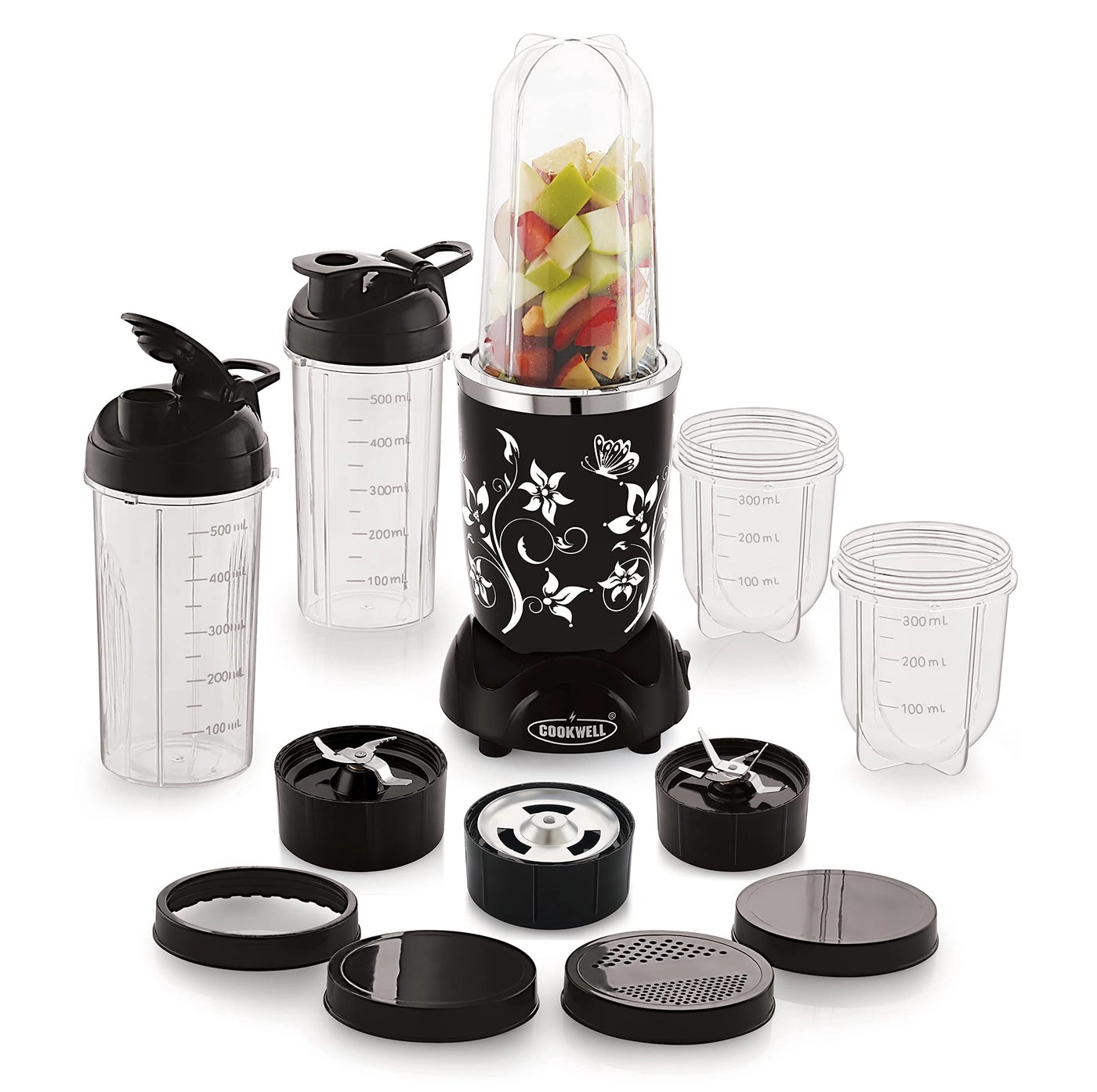 Nutri Blender - 5 Jar 3 Blade Black