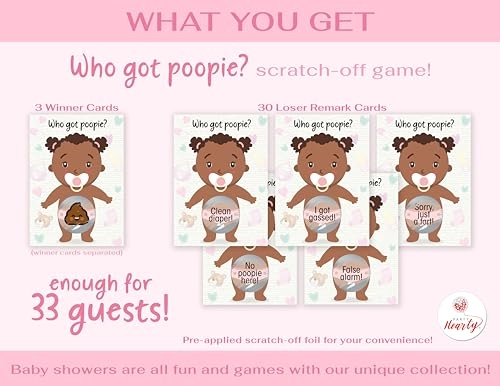 Baby Shower Games - 13 years and up 33 pcs